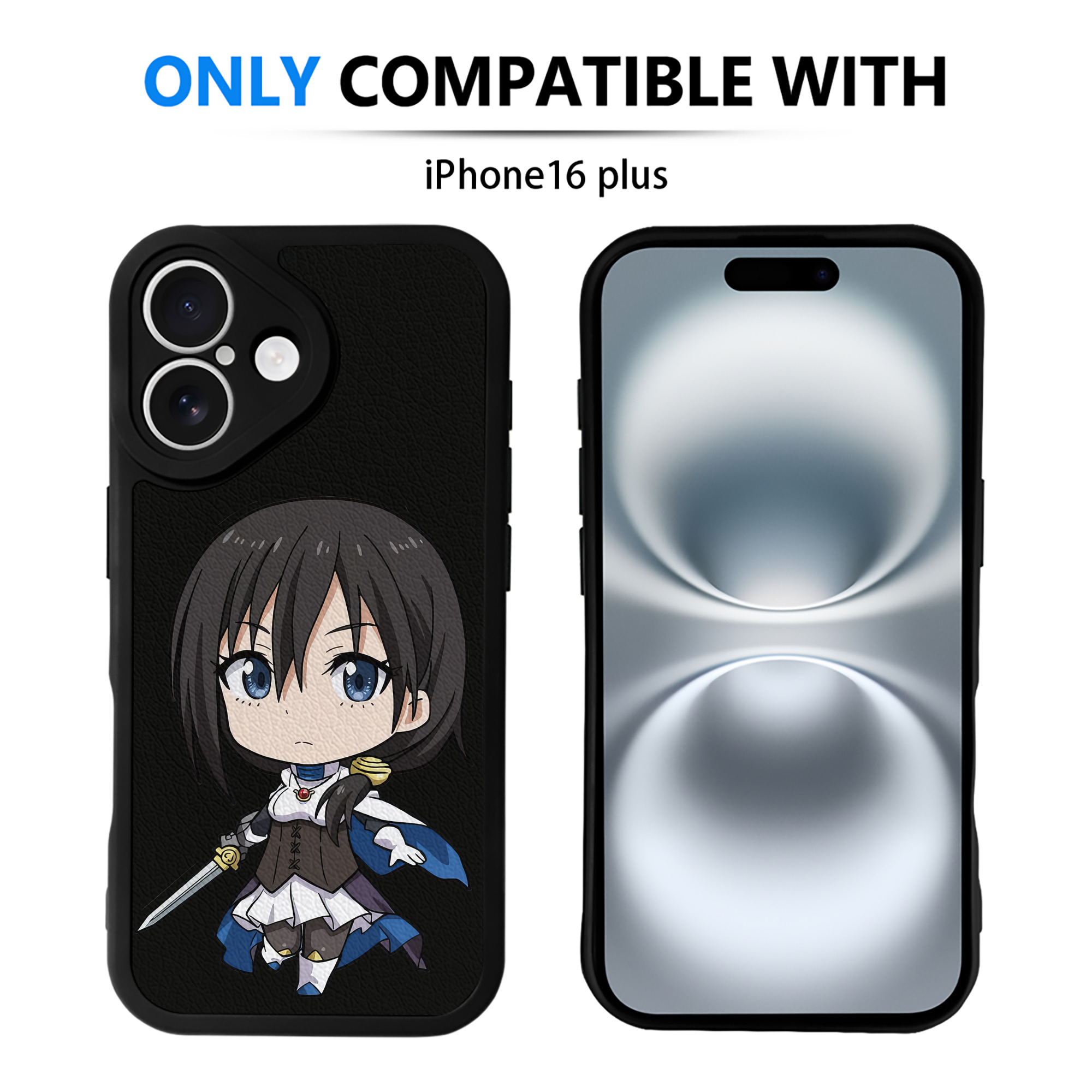 （画像用） 転スラ Regarding Reincarnated to Slime 【iPhone 16シリーズ対応】シリコンスマホケース（レザー調） 材質：シリコン